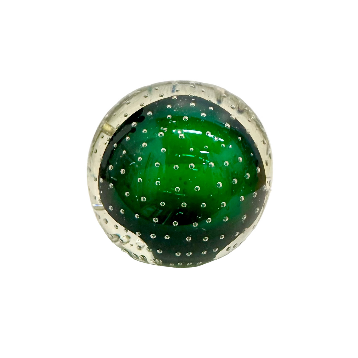 Emerald Green Orb Paperweight