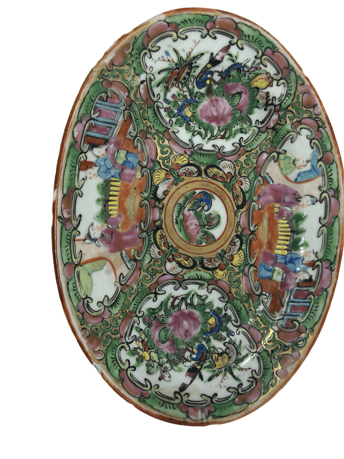 Rose Medallion 6" Oval Platter