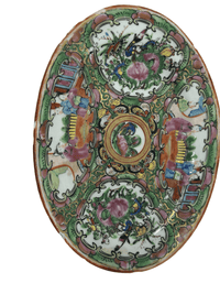 Rose Medallion 6" Oval Platter
