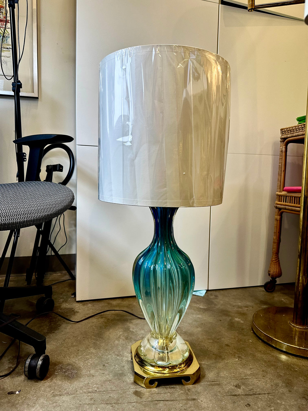 Aqua Murano Lamp