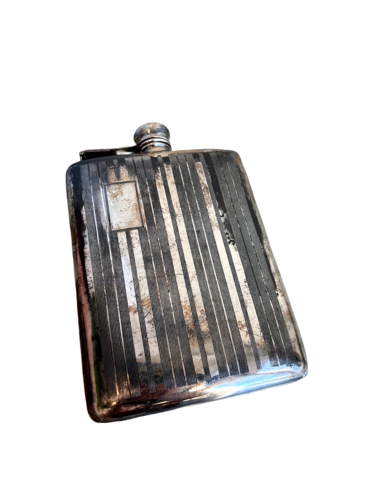 Silverplated Flask