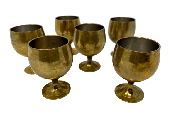 Metal Tray & 6 Cups
