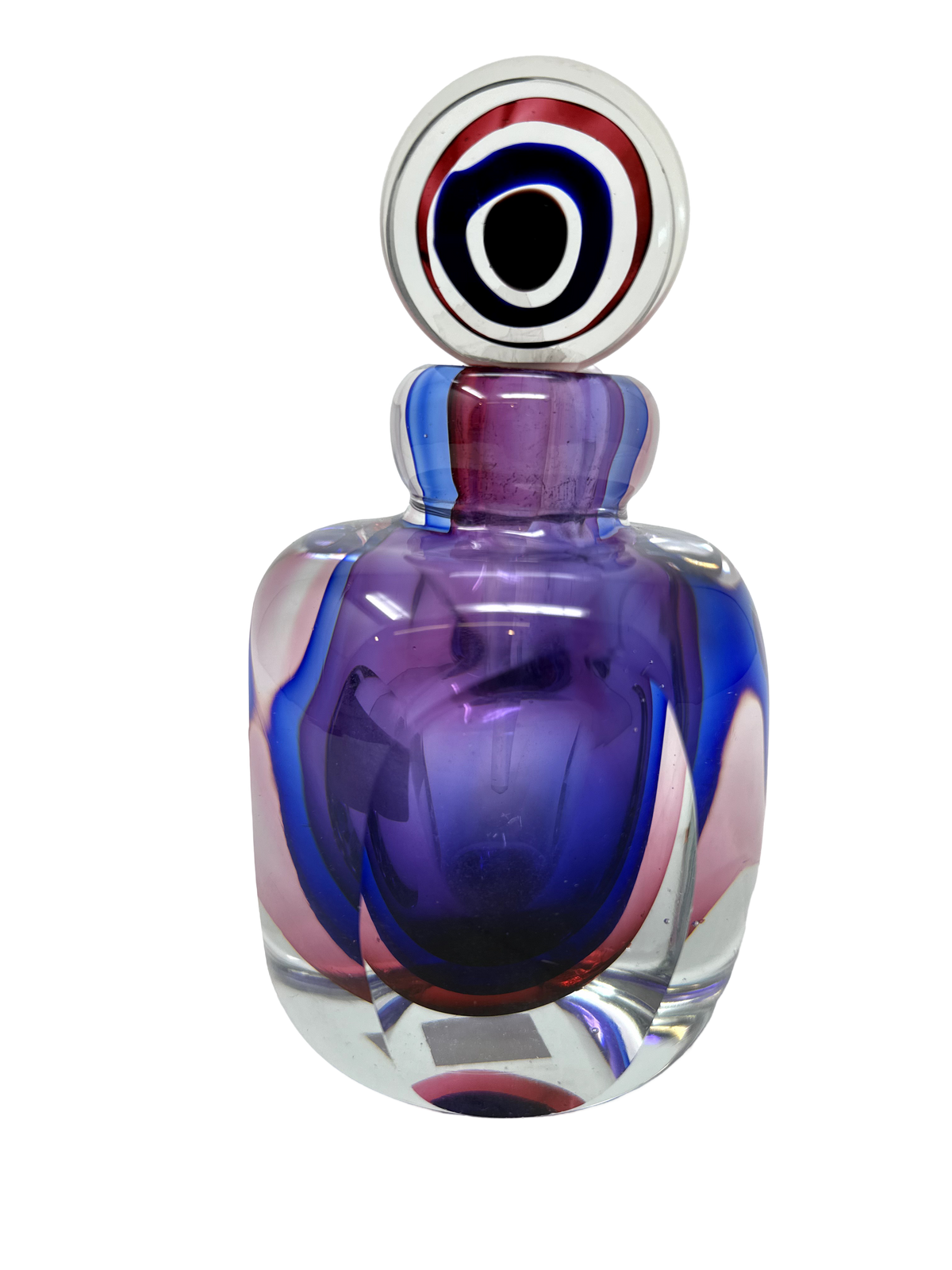 Purple Sommeroso Murano Perfume Bottle
