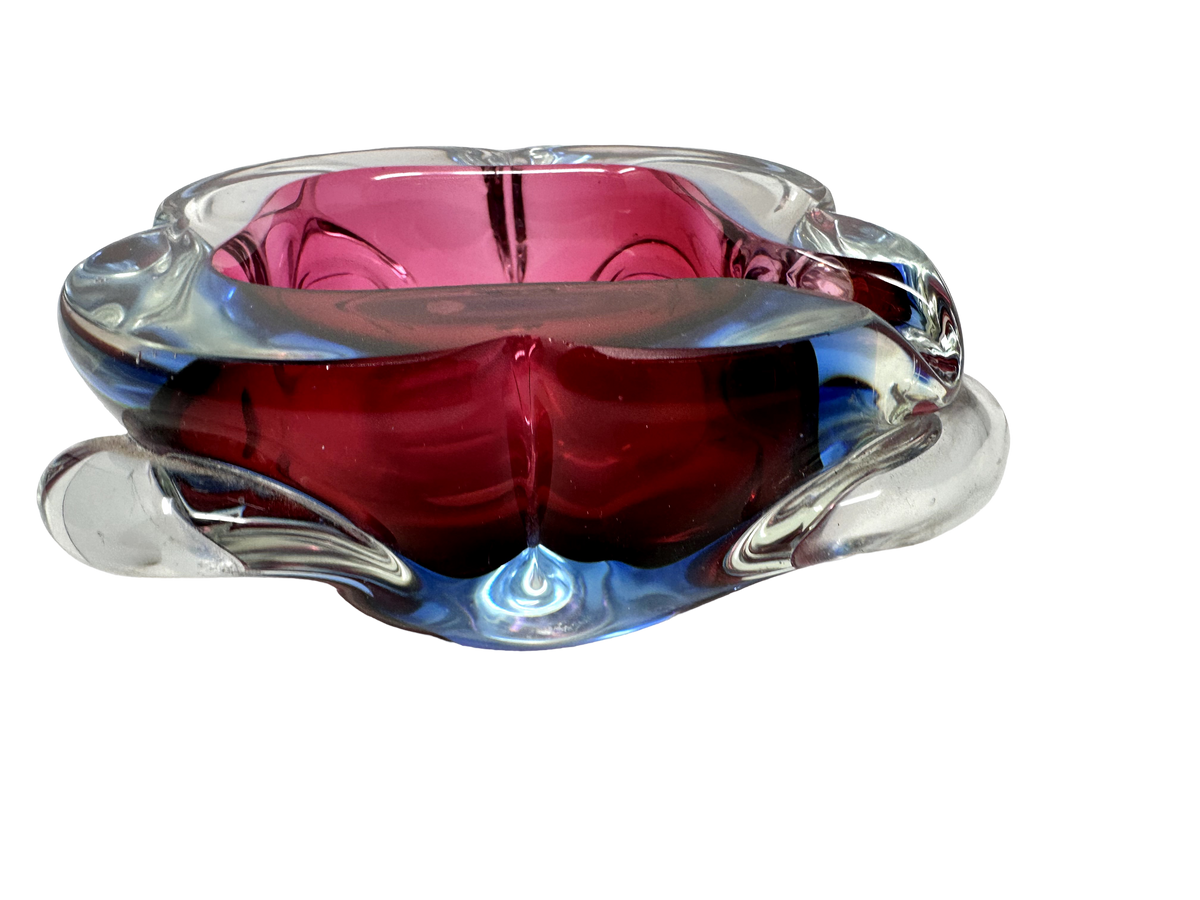 Pink Fuschia Murano Ashtray