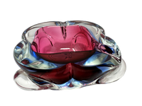 Pink Fuschia Murano Ashtray