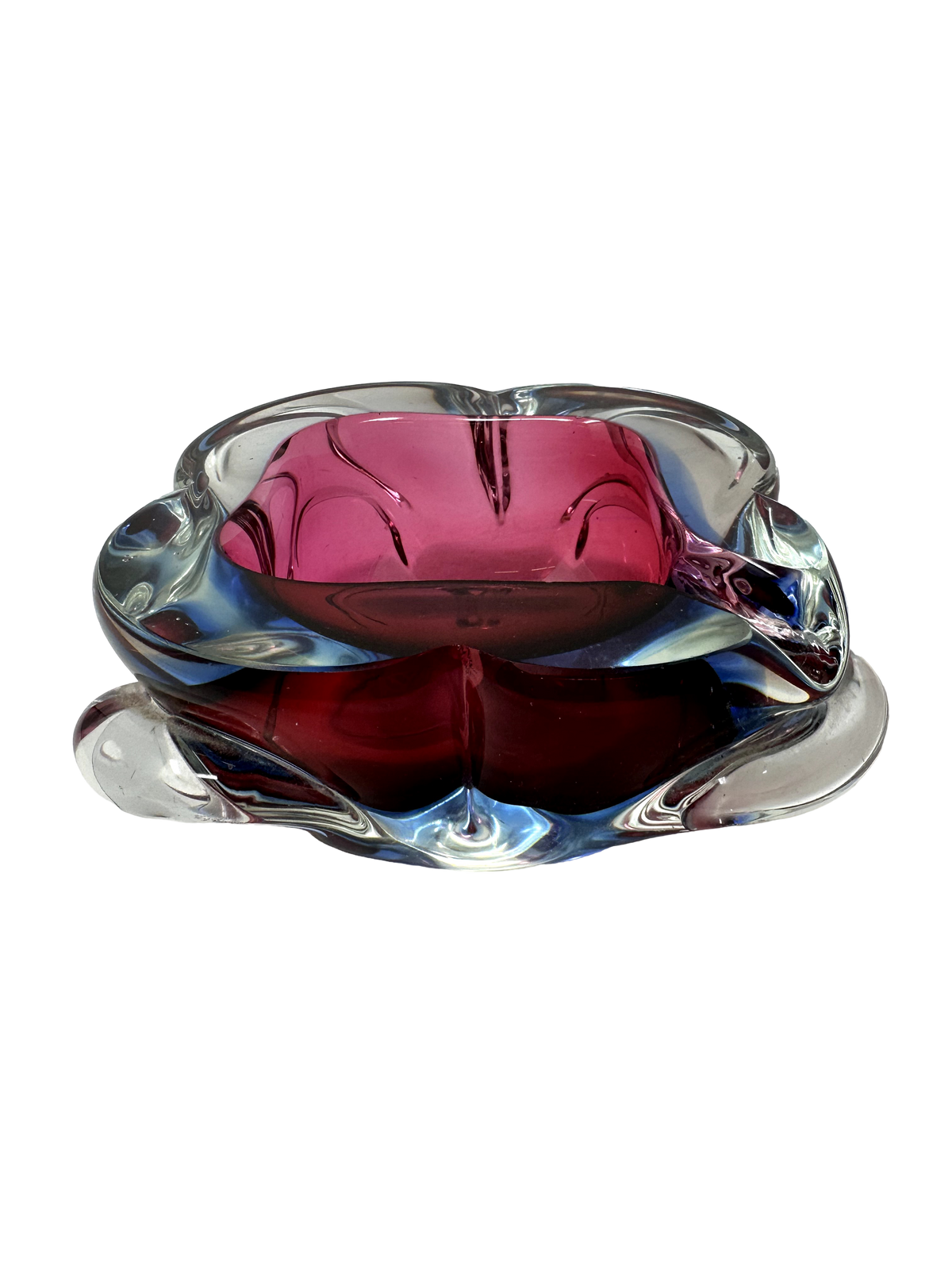 Pink Fuschia Murano Ashtray