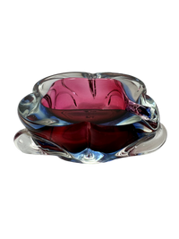 Pink Fuschia Murano Ashtray