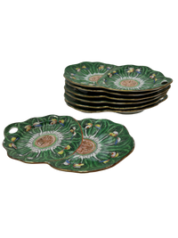 Cabbage Leaf Oval Plate