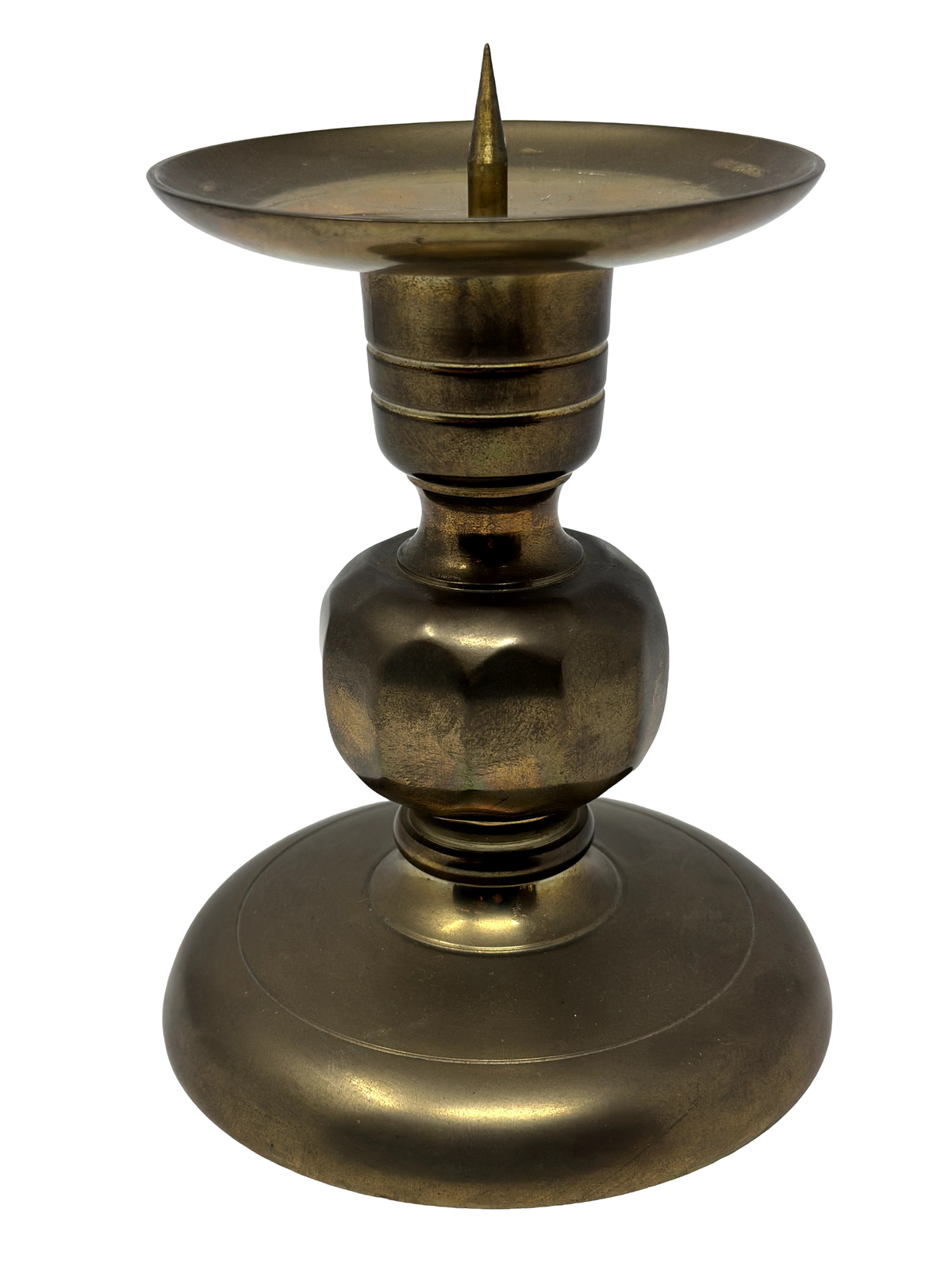 Chunky Brass Candlestick