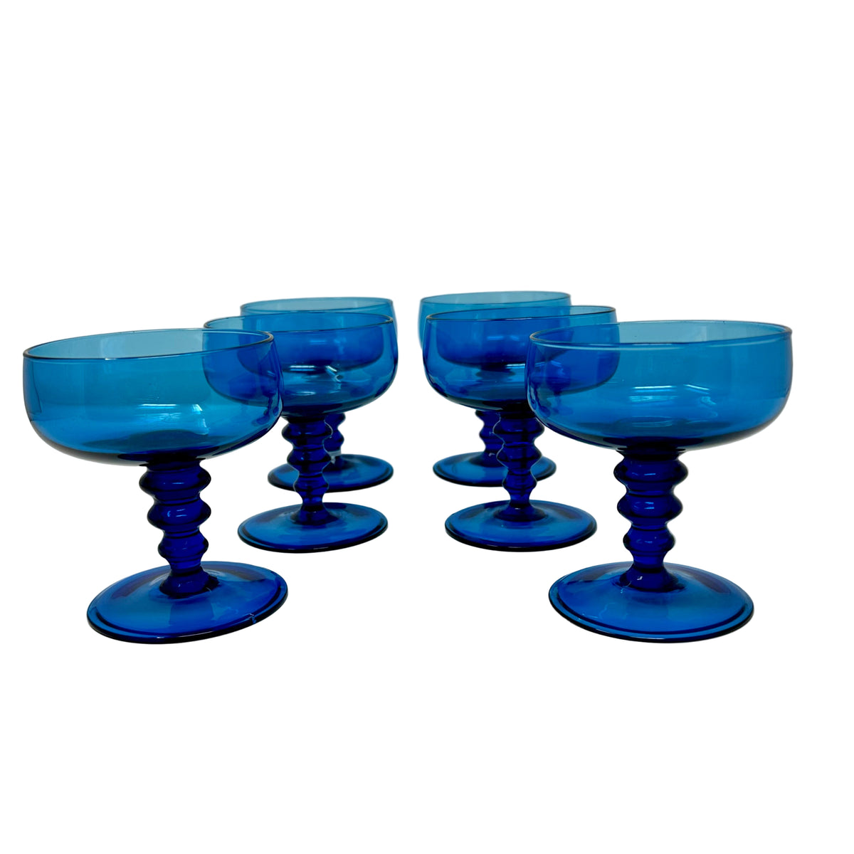 Set of 6 Handmade Italian Goblets