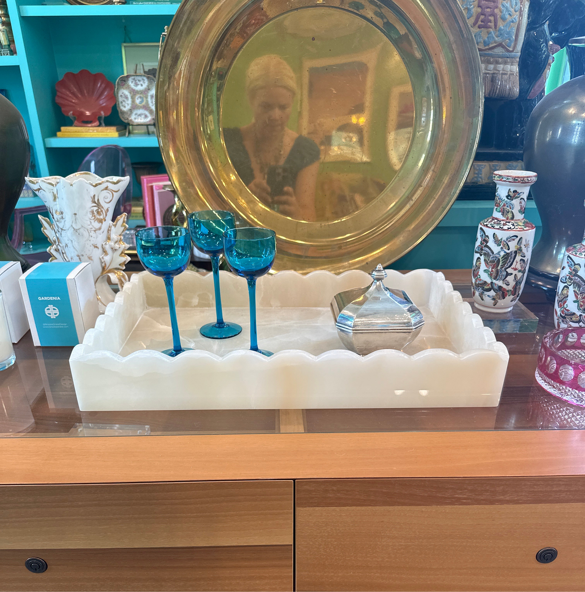 Onyx rectangular tray