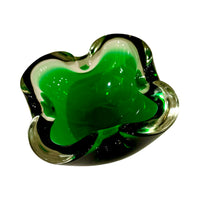 Emerald Murano Seguso Bowl