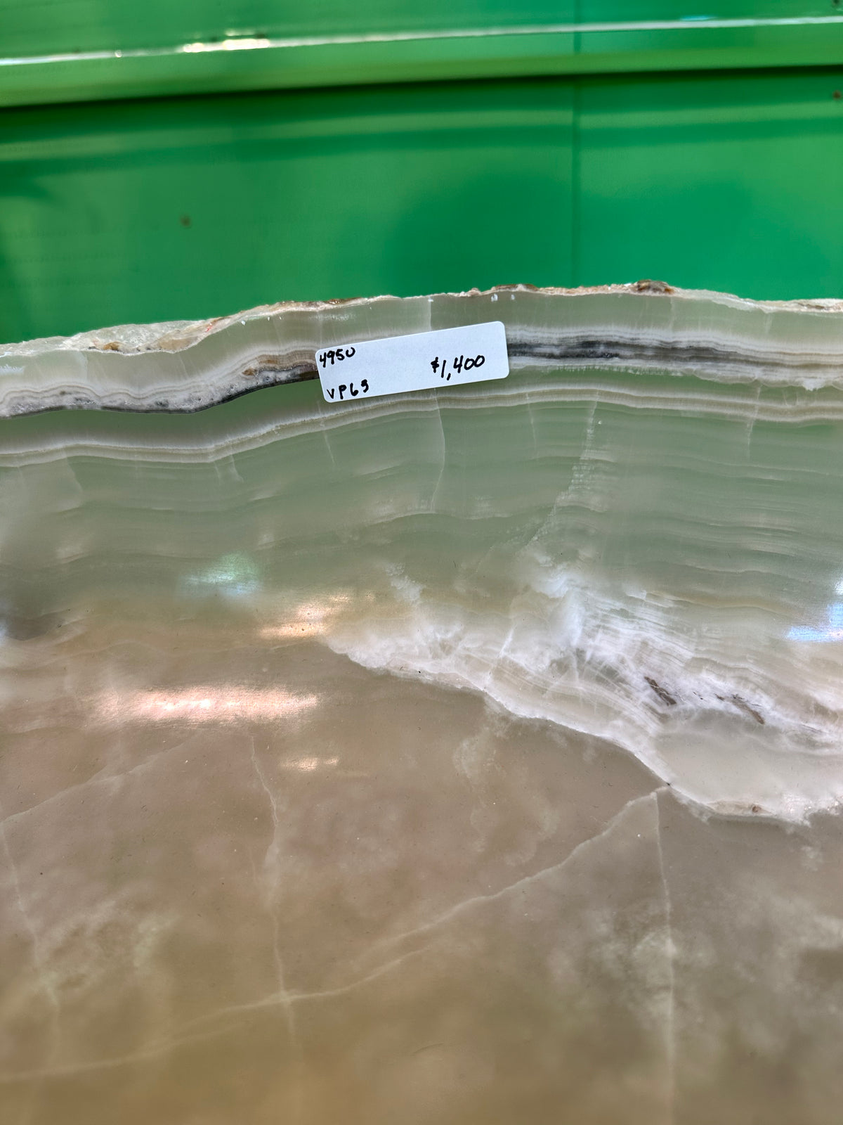 40” quartz onyx canoe