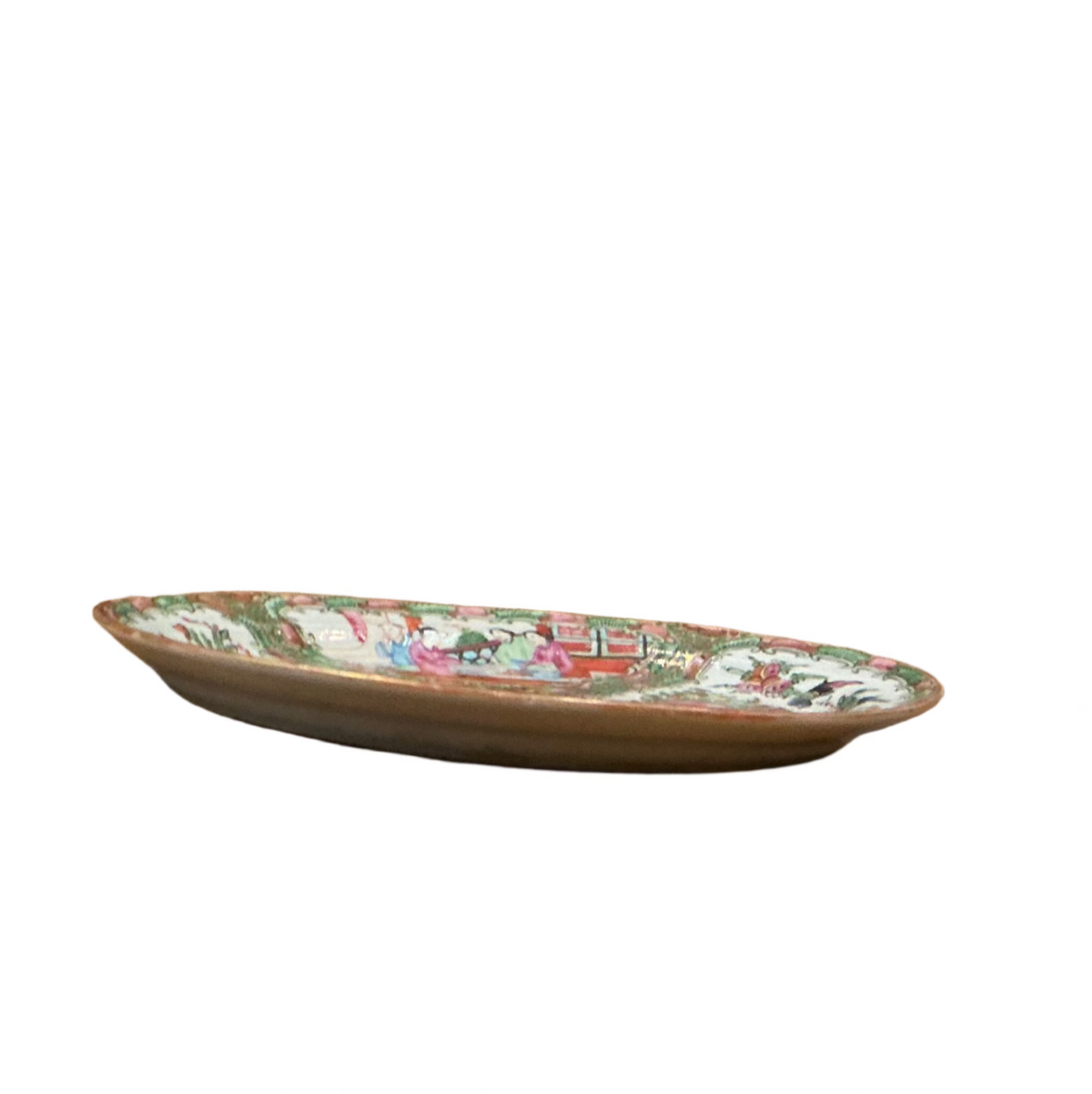 Rose Medallion Oval platter, "China"
