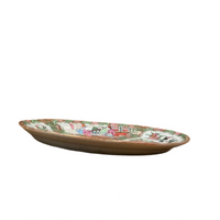 Rose Medallion Oval platter, "China"