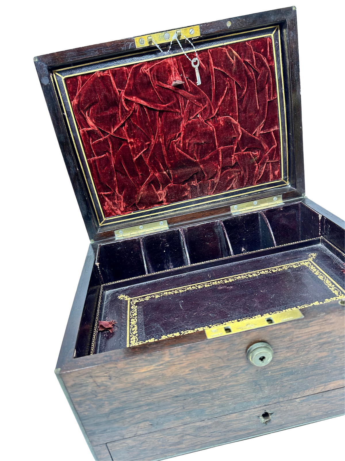 Antique English Travel Desk/ Box