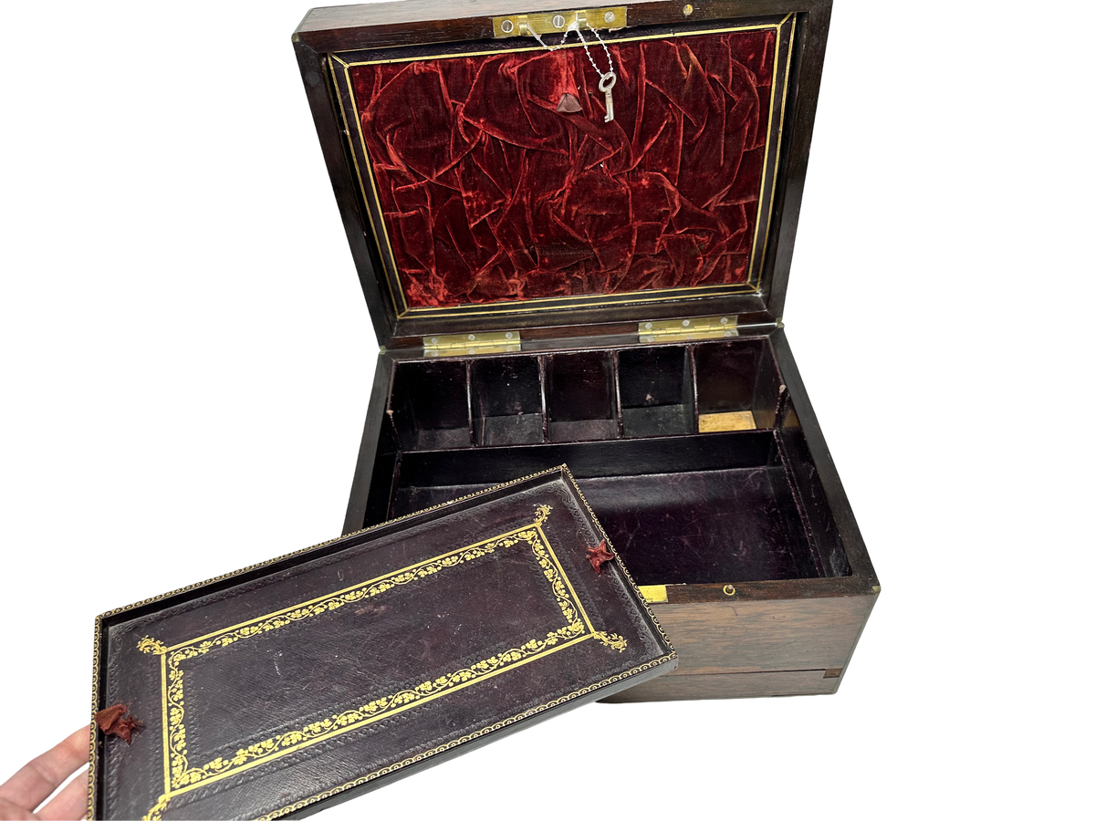 Antique English Travel Desk/ Box