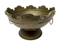 12" Footed Bowl w/ Lion Handles