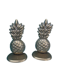 Pair of Brass Pineapple Bookends