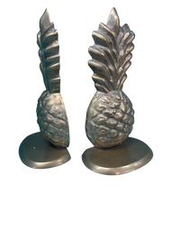 Pair of Brass Pineapple Bookends