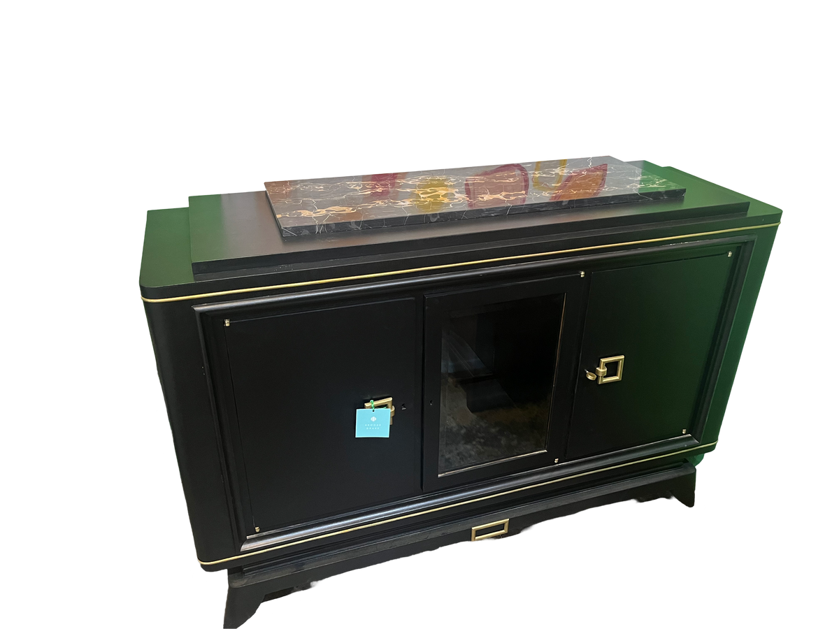Black Art Deco Sideboard