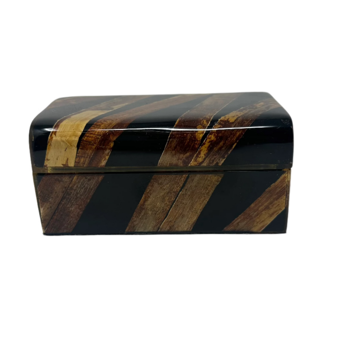 Brown Enameled Box