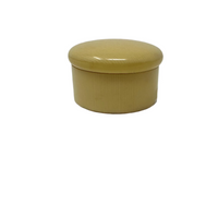 Cream Celluloid Round Box