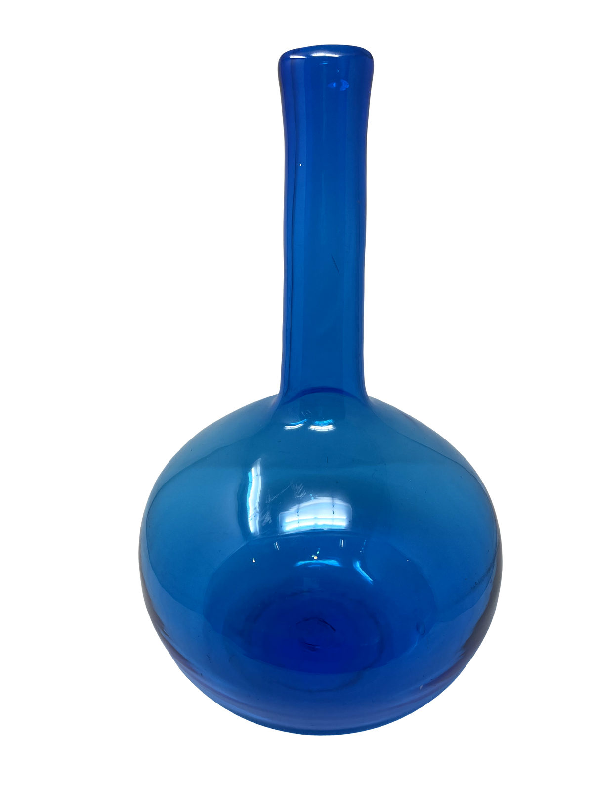 Turquoise Blenko 20" Vase