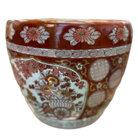 XL Red Imari Cache Pot