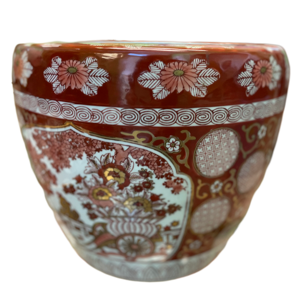 XL Red Imari Cache Pot
