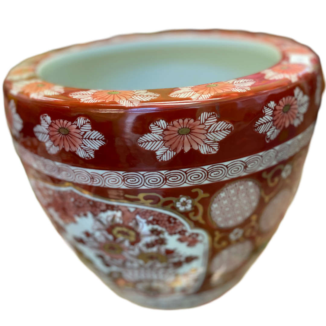 XL Red Imari Cache Pot