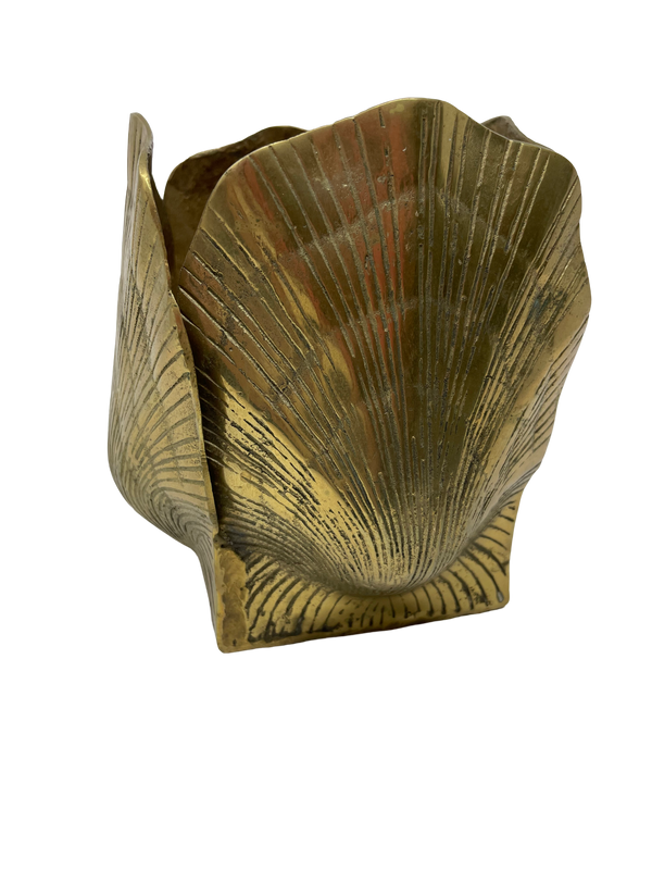 Brass Shell Planter