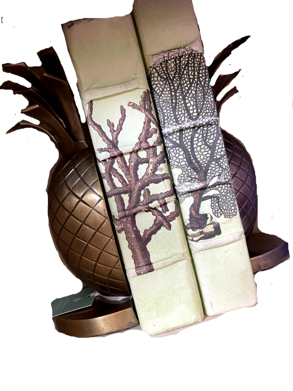 Pair of Brass Pineapple Bookends