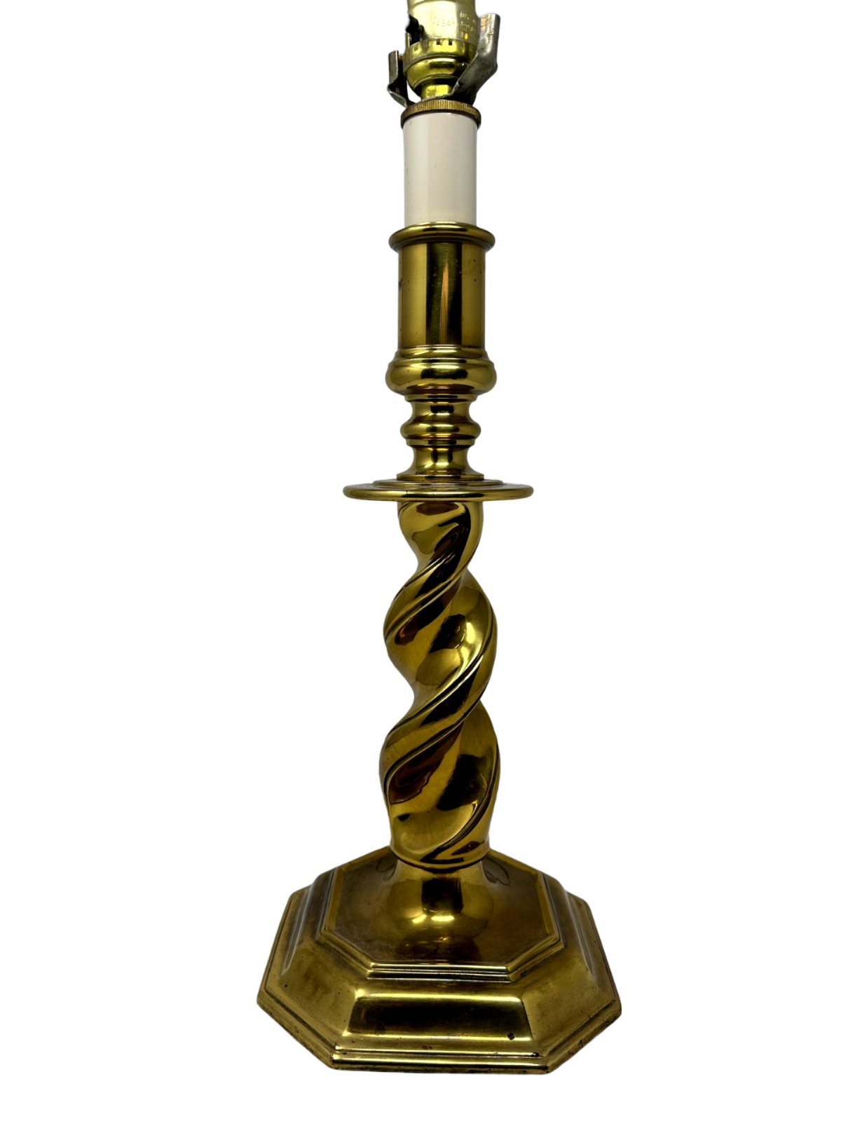 Brass Spiral Lamp