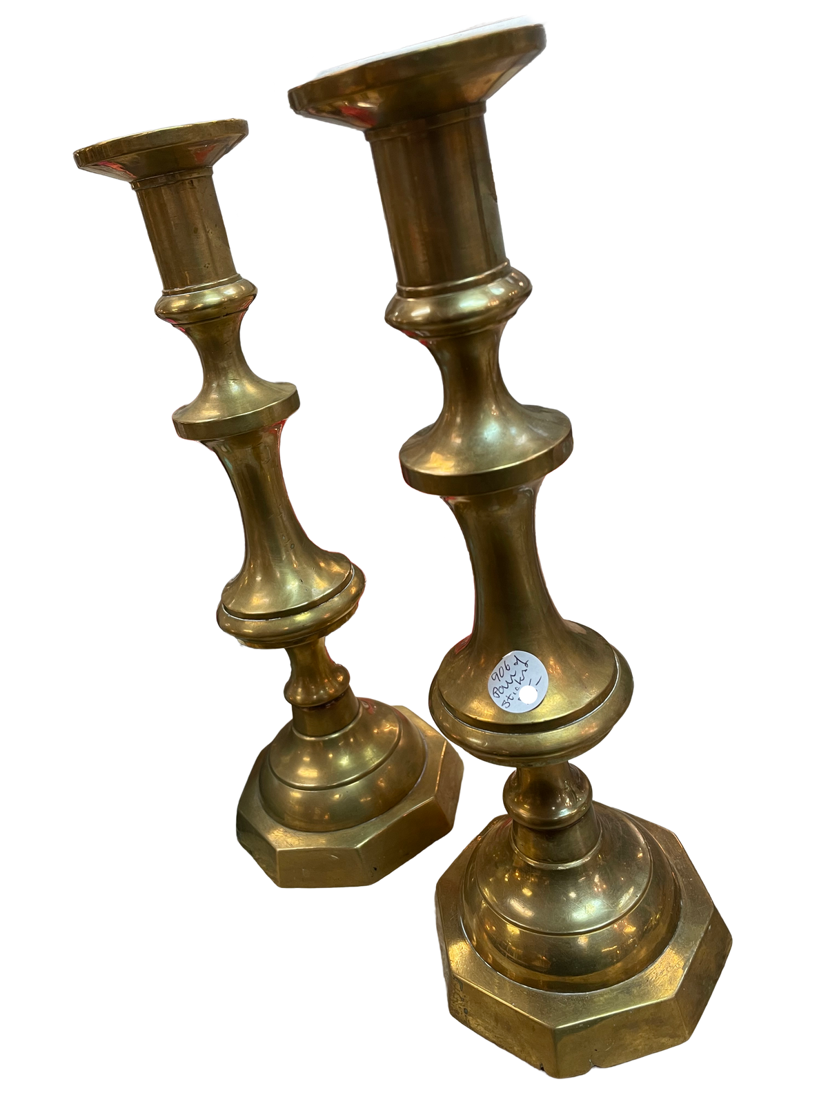 Pair of Brass 12" Candlesticks