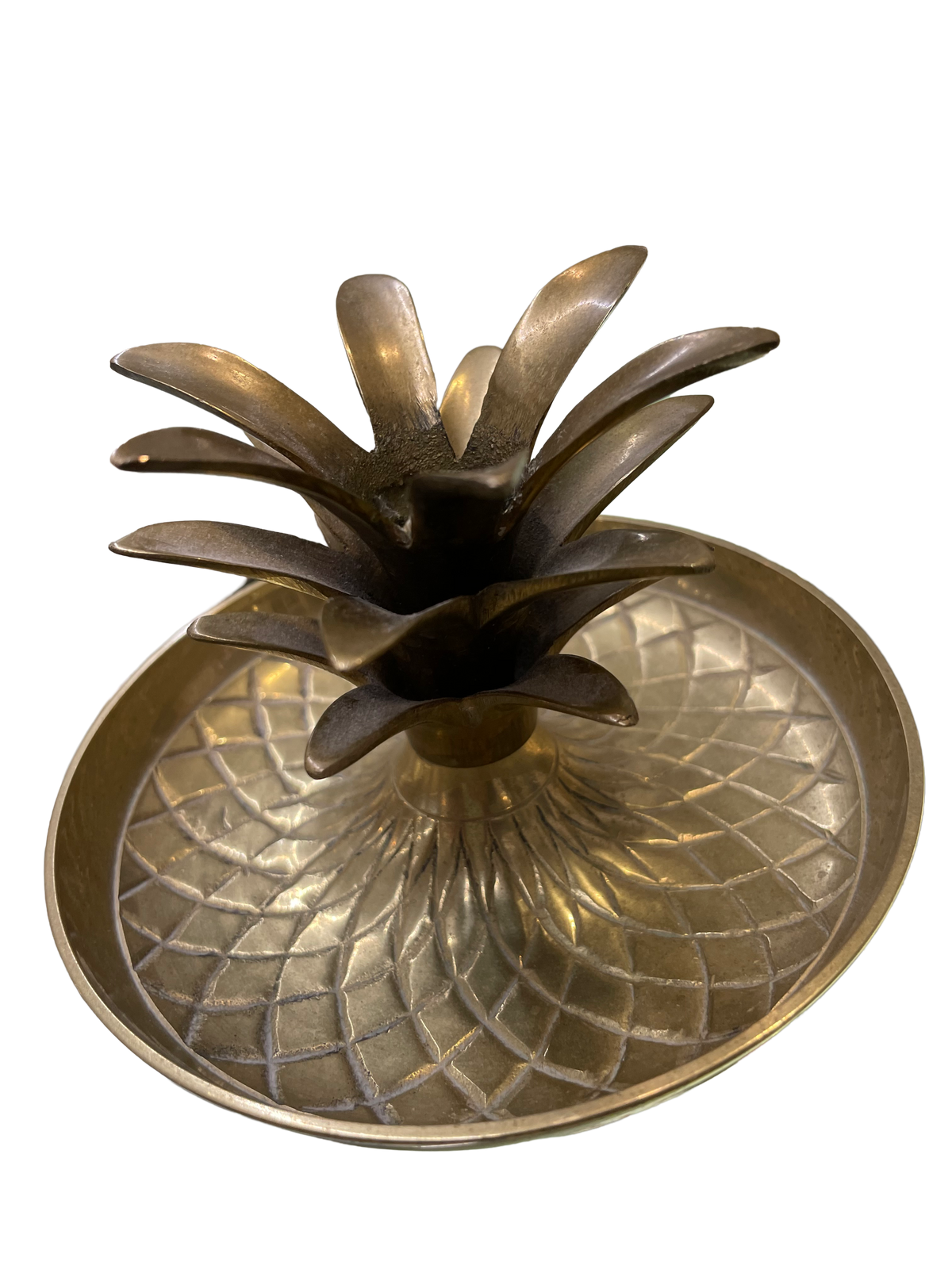 Brass Pineapple Candleholder