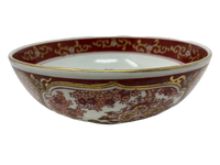 Red Imari 9" Bowl