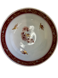 Red Imari 9" Bowl