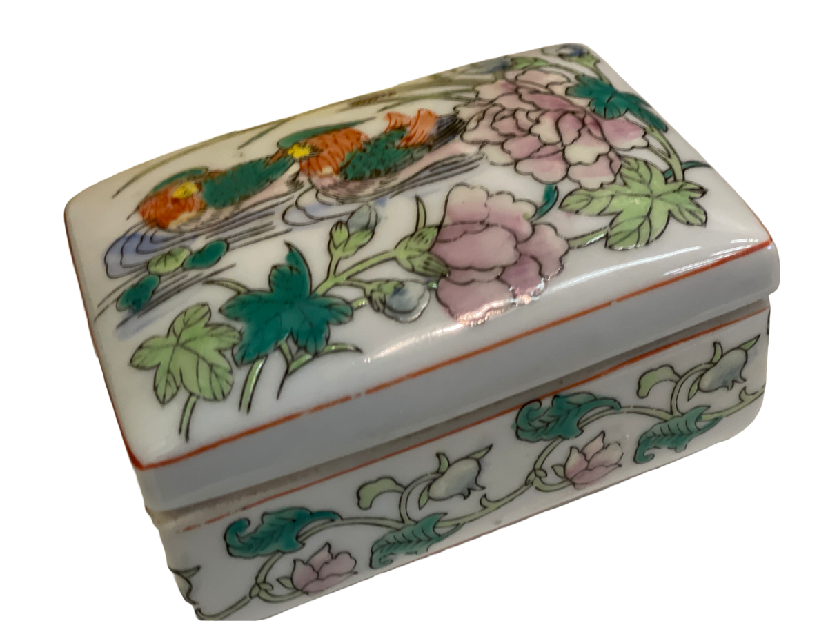 Chinese Porcelain 3" Rectangular Box