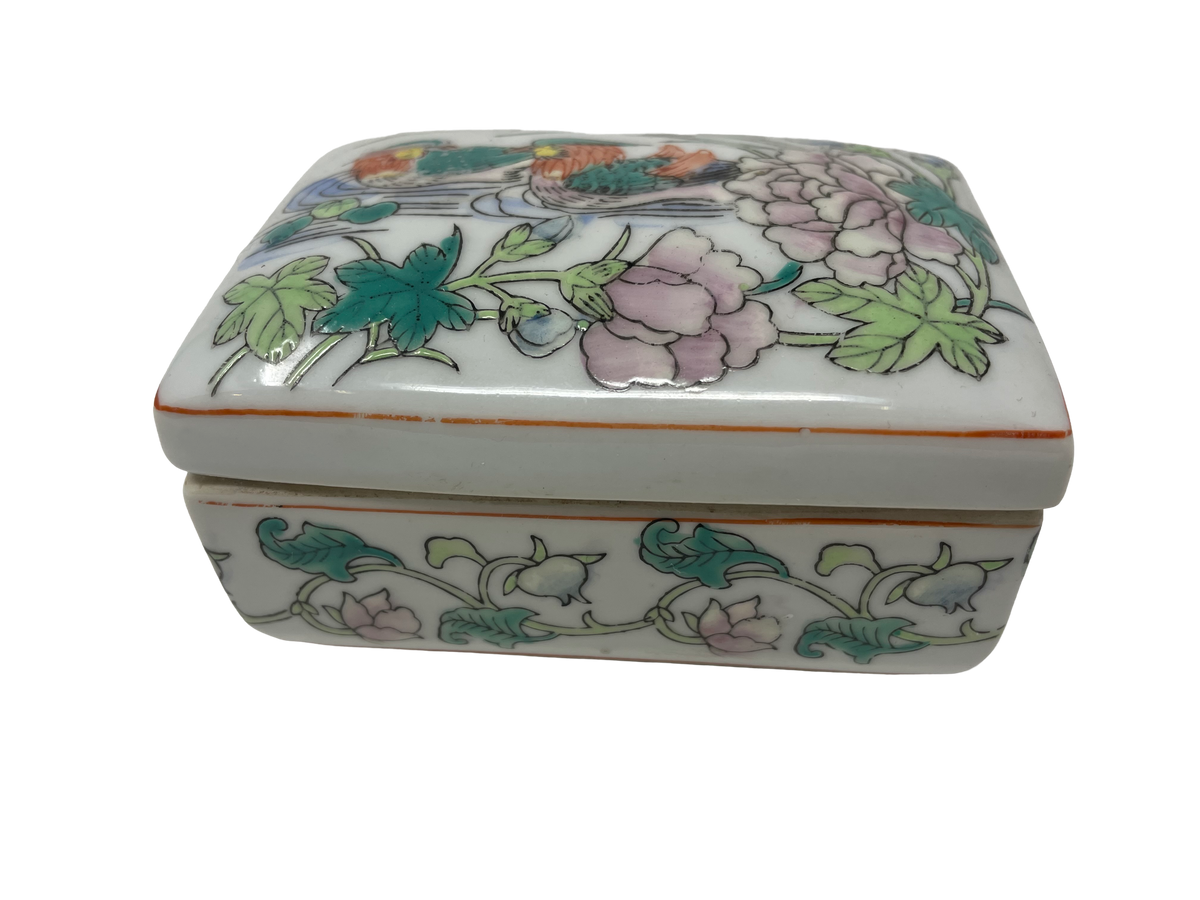 Chinese Porcelain 3" Rectangular Box