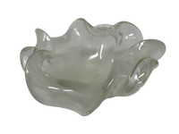 White Opalescent Murano Bowl