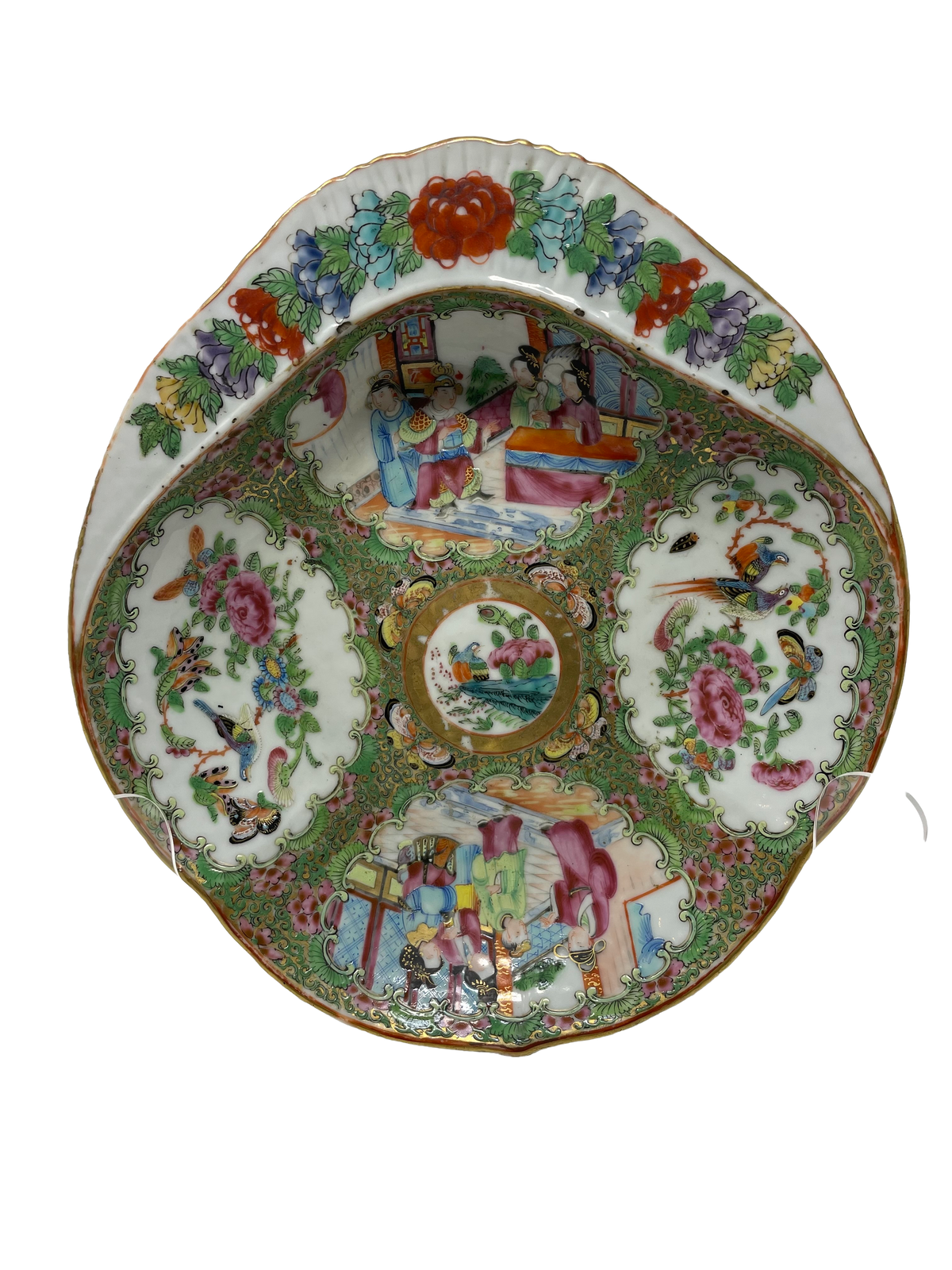 Rose Medallion Shrimp Plate c.1830