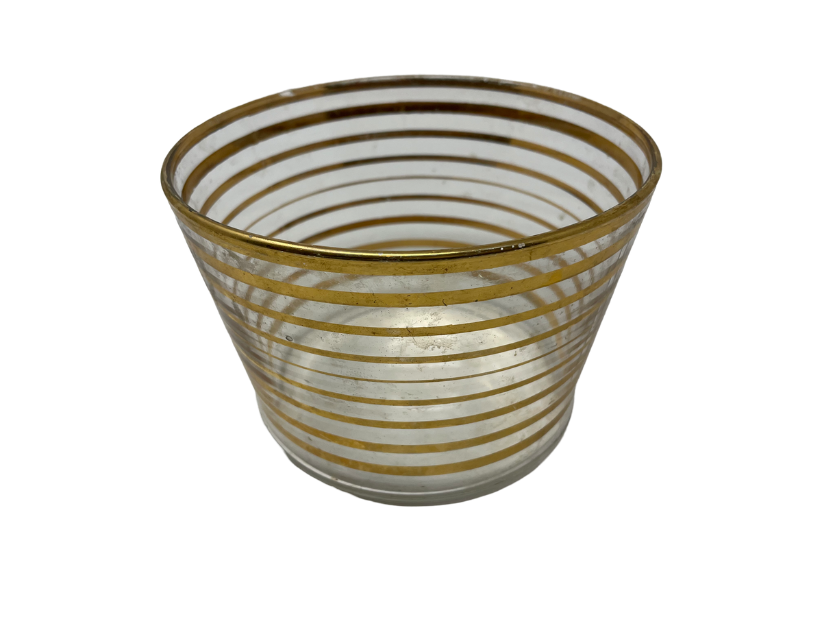 Set of 4 Gold Rimmed Glasses