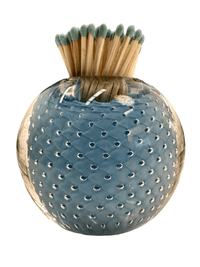 Periwinkle Blue Handblown Glass Match Striker