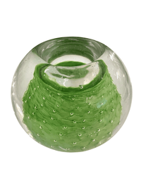 Lime Green Handblown Glass Match Striker