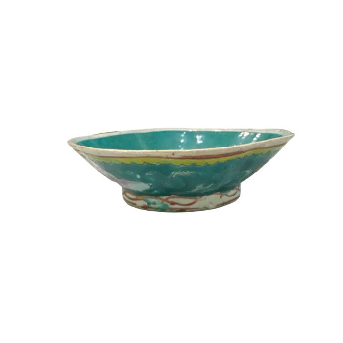 Chinese Export 6" Hexagon Shaped Taza