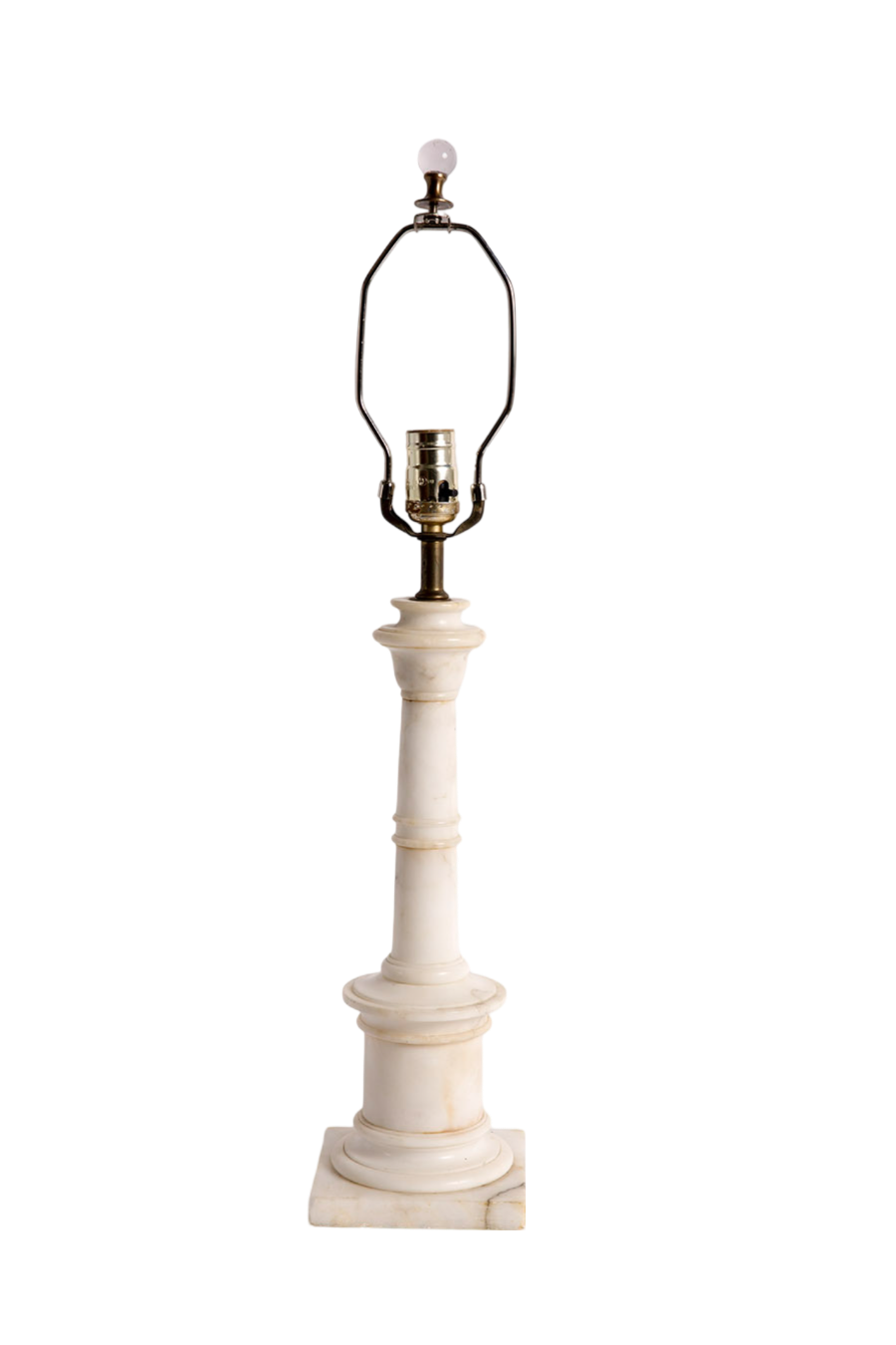 Pair of Alabaster Lamps