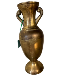 15” Brass urn with great Patina