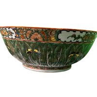 Chinese Export Cabbage Leaf bowl