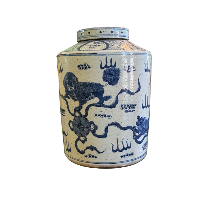 Blue & White Rice vessel